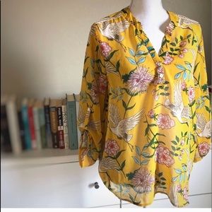 2/$10 Cure. Floral Tunic
